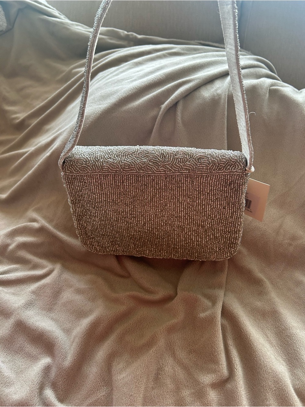 NWT SOL and MER flamingo 🦩 beaded handbag! - Picture 15 of 16